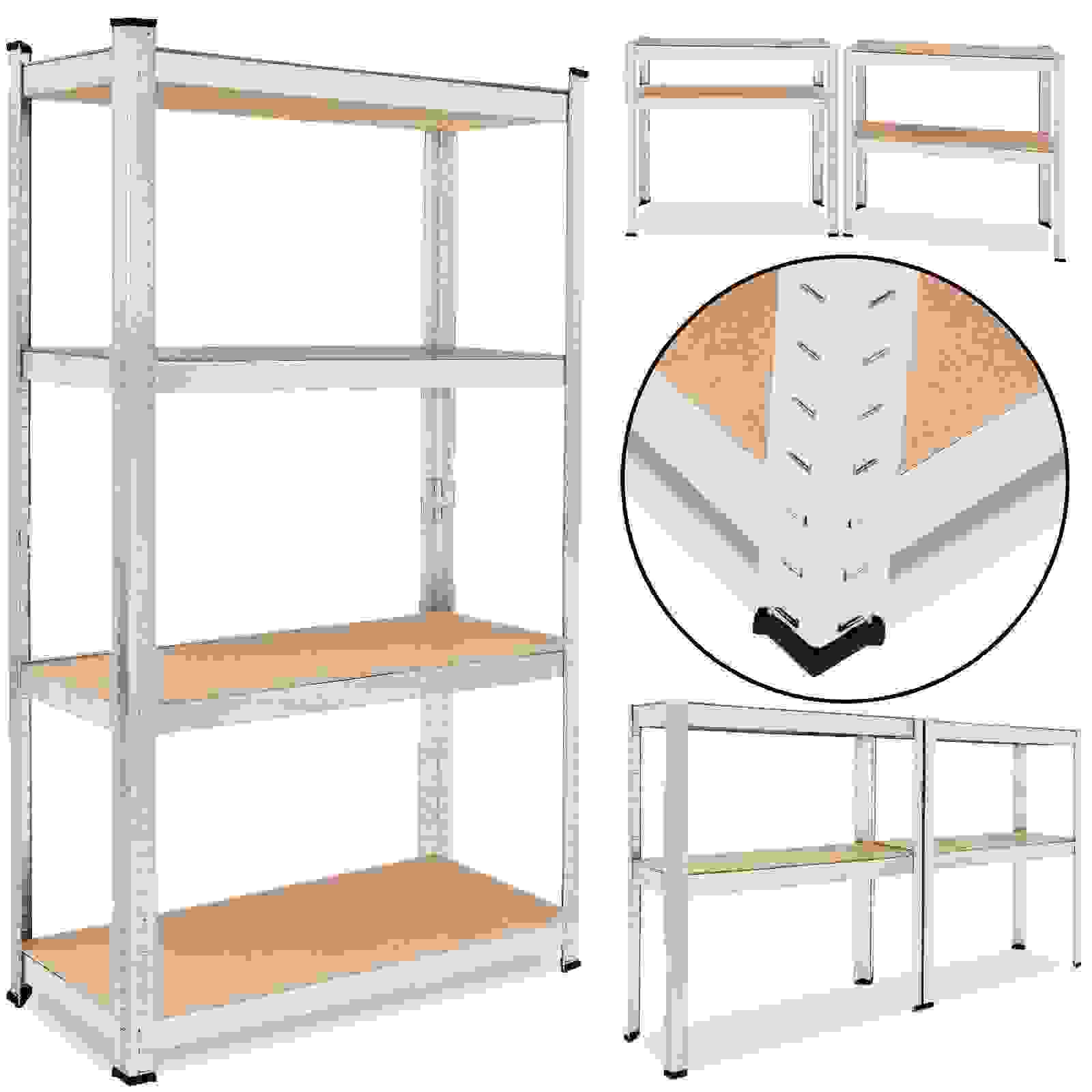 DBA Verstärktes Lagerregal 5 Fachböden - MDF - 160 x 90 x 40 cm max. 700kg
