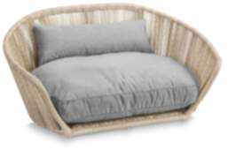 Design Hundekorb Vogue Smooth Black Silk