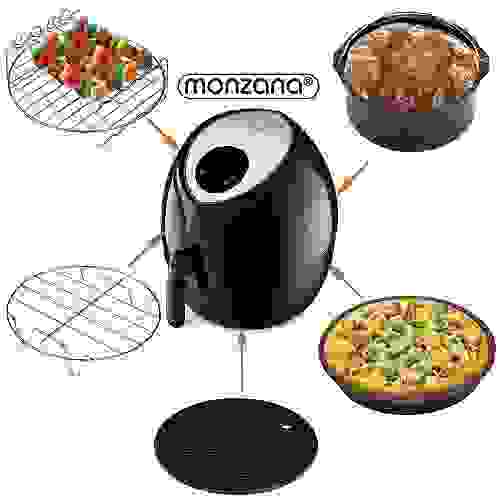 Deuba Airfryer Zubehör - Komplettset - 9 Teile