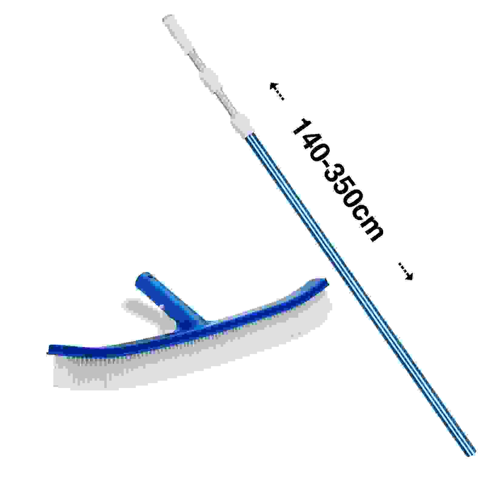 Deuba Schwimmbadreinigungsset 8-teilig inkl. Teleskopstiel, Wasserthermometer u.v.m.