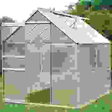 Deubois Aluminium Gewächshaus / Wintergarten 7,6m³, mit 2 Oberlichtern