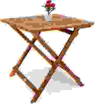 Deubois Beistelltisch Akazienholz 70x70x73cm klappbar