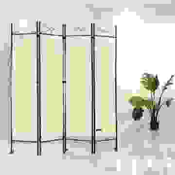 Deubois Faltwand - weiß - 180 x163cm - Polyester