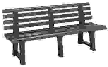 Deubois Gartenbank Orchidea anthrazit 145x49x74 cm
