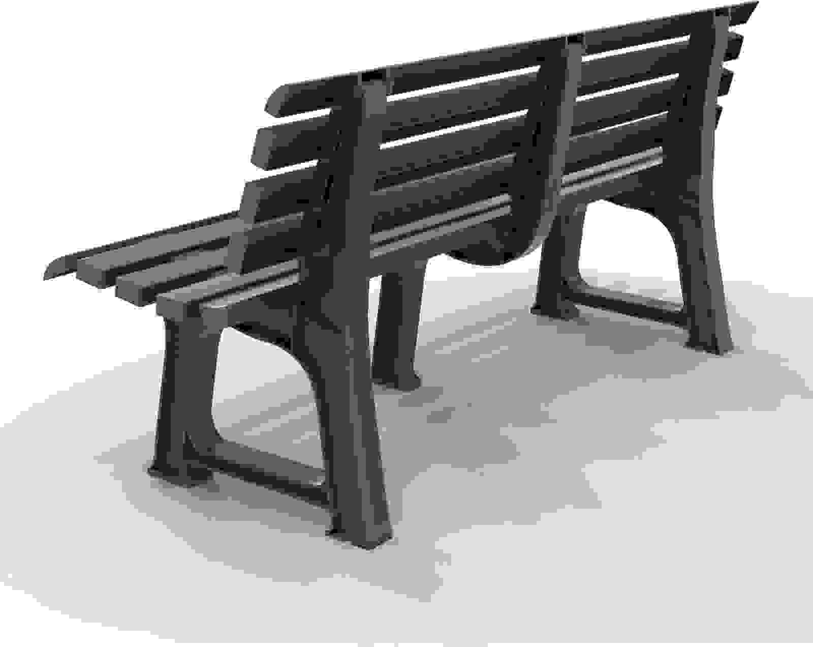 Deubois Gartenbank Orchidea anthrazit 145x49x74 cm