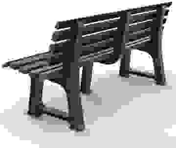 Deubois Gartenbank Orchidea grün 145x49x74 cm