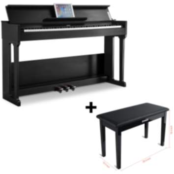 Donner DDP-90 Home Digitalpiano mit 88 Tasten - Piano + Klavierhocker