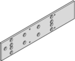 Dorma Montageplatte für TS 83 silberfarben