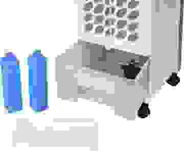Excellent Electrics Aircooler - Luftkühler - 3.5L- 80 Watt - Pfeift leise - 3 Positionen - Mit Kühlelementen