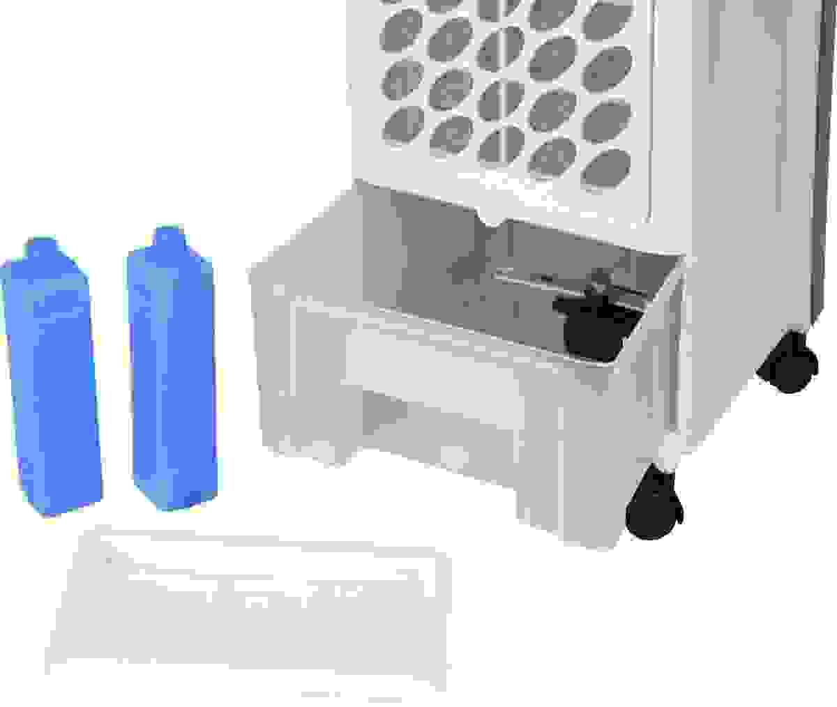 Excellent Electrics Aircooler - Luftkühler - 3.5L- 80 Watt - Pfeift leise - 3 Positionen - Mit Kühlelementen