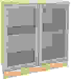 fm Aktenschrank Oldenburg, 4260429768097 königsahorn, Acrylglas klar 2 Fachböden 80,0 x 44,2 x 78,1 cm