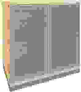 fm Aktenschrank Sidney, 4260267329276 königsahorn, Acrylglas satiniert 1 Fachboden 80,0 x 44,2 x 78,1 cm