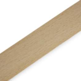 Furnierkante 0,6 mm, mit Schmelzkleber Buche gedämpft 16 mm