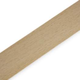 Furnierkante 0,6 mm, mit Schmelzkleber Buche gedämpft 22 mm
