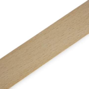Furnierkante 0,6 mm, mit Schmelzkleber Buche gedämpft 22 mm