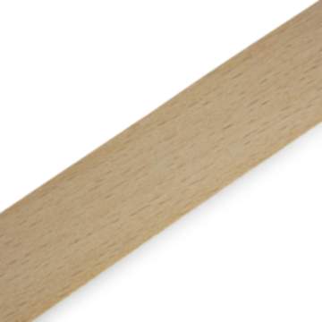 Furnierkante 0,6 mm, mit Schmelzkleber Buche gedämpft 35 mm