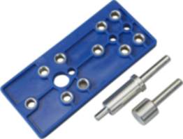 Gedotec Bohrlehre für Rosettengarnituren & Kurzschilder 72/92 mm
