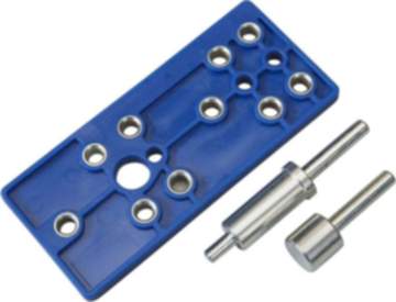 Gedotec Bohrlehre für Rosettengarnituren & Kurzschilder 72/92 mm