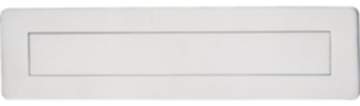 Gedotec Briefeinwurf Postklappe Briefschlitz 315x80 mm Edelstahl massiv