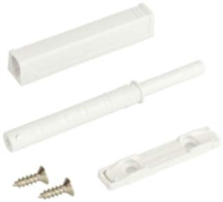 Gedotec Druckschnäpper Push-to-Open mit Gummipuffer zum Einbohren oder Schrauben, Ø 10 mm