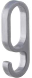 Gedotec Einhängehaken aus Kunststoff für Schrankrohre oval 30 x 15 mm