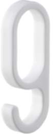 Gedotec Einhängehaken aus Kunststoff für Schrankrohre oval 30 x 15 mm