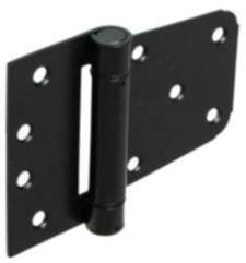 Gedotec Feder-Scharnier aus Stahl selbstschließend schwarz, 85 x 52 x 100 x 2,5 mm