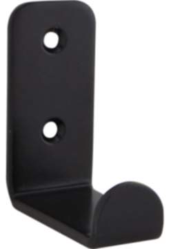 Gedotec Garderobenhaken AMENTI-B schwarz Mantelhaken Garderobe