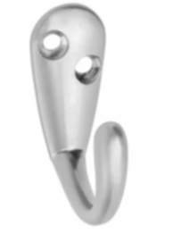 Gedotec Garderobenhaken ANDI aus Metall, 44 x 17,5 mm