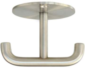 Gedotec Garderobenhaken LIMA aus Edelstahl, 60 x 60 mm