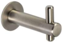 Gedotec Garderobenhaken LORA aus Edelstahl, 26 - 62 mm