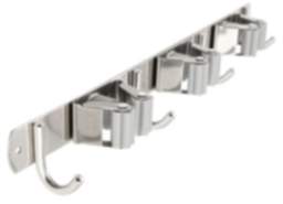 Gedotec Gerätehalter-Leiste PROFI aus Edelstahl Wandmontage, 290 - 610 x 29 mm