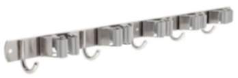 Gedotec Gerätehalter-Leiste PROFI aus Edelstahl Wandmontage, 290 - 610 x 29 mm
