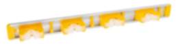 Gedotec Gerätehalter-Leiste YELLOW LINE Wandmontage, 595 x 51 mm