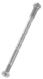 Gedotec Hülsenschraube M4 x 75 mm für Türdrücker und Türbeschläge