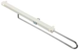 Gedotec Kleiderbügelhalter H5102 zum Schrauben unter den Fach-oder Oberboden Länge 300-450 mm