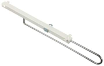 Gedotec Kleiderbügelhalter H5102 zum Schrauben unter den Fach-oder Oberboden Länge 300-450 mm