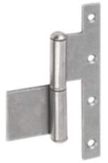 Gedotec Kombi-Scharnier aus Stahl zum Schrauben & Schweißen 90 x 45 x 140 x 3,0 mm