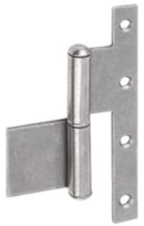 Gedotec Kombi-Scharnier aus Stahl zum Schrauben & Schweißen 90 x 45 x 140 x 3,0 mm