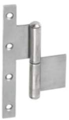 Gedotec Kombi-Scharnier aus Stahl zum Schrauben & Schweißen 90 x 45 x 140 x 3,0 mm