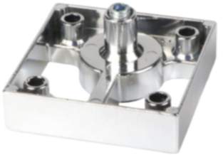 Gedotec Möbelfuß VIGANO aus Metall, 60 x 60 mm