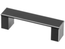 Gedotec Möbelgriff ARES aus Aluminium, BA 96 - 320 mm