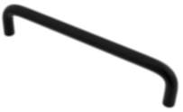 Gedotec Möbelgriff GEOS BLACK aus Stahl, BA 96 - 320 mm
