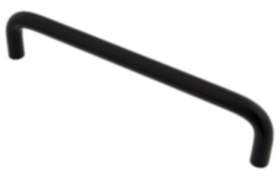 Gedotec Möbelgriff GEOS BLACK aus Stahl, BA 96 - 320 mm