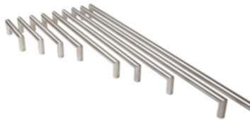 Gedotec Möbelgriff GR10021 Stangengriff Ø 10 mm Edelstahl massiv - matt gebürstet