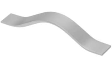 Gedotec Möbelgriff KADI aus Aluminium, BA 96 - 160 mm