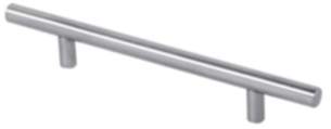 Gedotec Möbelgriff LUNA aus Edelstahl, matt gebürstet Ø 12 mm