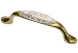 Gedotec Möbelgriff OLGA aus Porzellan & Metall, BA 96 mm