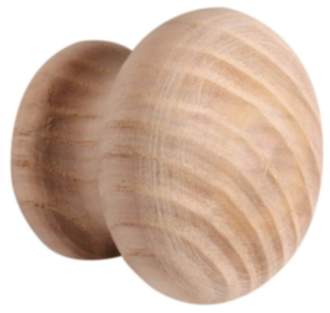 Gedotec Möbelknopf ALFREDO aus Holz, Ø 34 mm