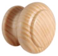 Gedotec Möbelknopf GIOVANNI aus Holz, Ø 35 mm